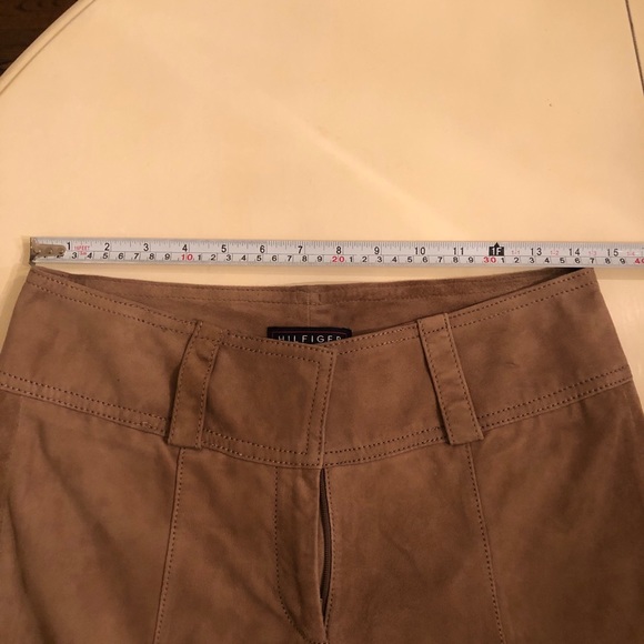 Tommy Hilfiger suede beige tan pants - Picture 11 of 11
